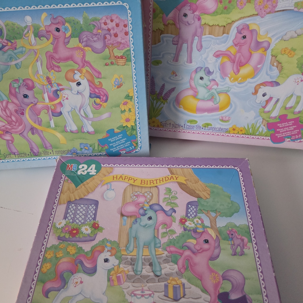 My Little Pony Puzzle Set Of 3 1997